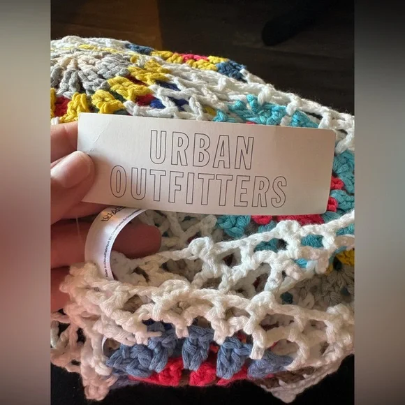 Urban Outfitters Crocheted Colourful Granny Square Vest - Picture 5 of 6